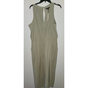 Banana Republic Airstretch Olive Jumpsuit